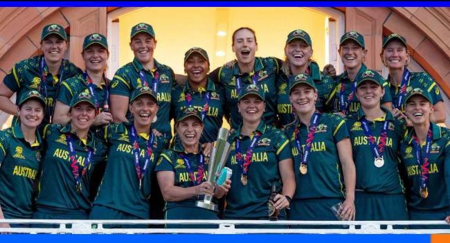 ඔස්ට්‍රේලියාව T20 කාන්තා ලෝක කුසලනාය ජය ගනී...